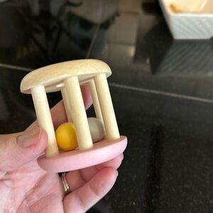Mud pie baby wooden toy